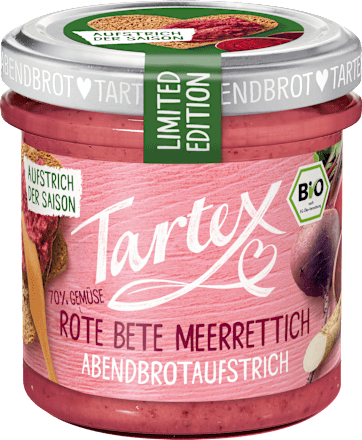 Brotaufstrich, Rote Bete Meerrettich Tartex