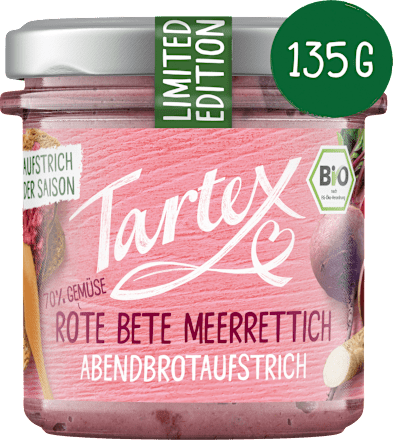 Brotaufstrich, Rote Bete Meerrettich Tartex