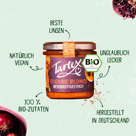 Brotaufstrich, Belugalinse Balsamico Tartex