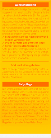 Krema za negu kože pelenskog područja sa organskom nevenom WELEDA baby