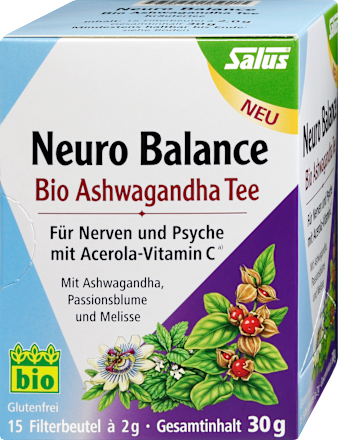Kräutertee Neuro Balance Bio Ashwagandha Salus