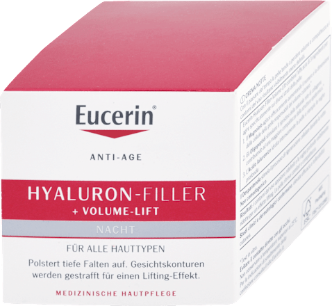Remodelačný nočný pleťový krém Hyaluron-Filler + Volume-Lift Eucerin