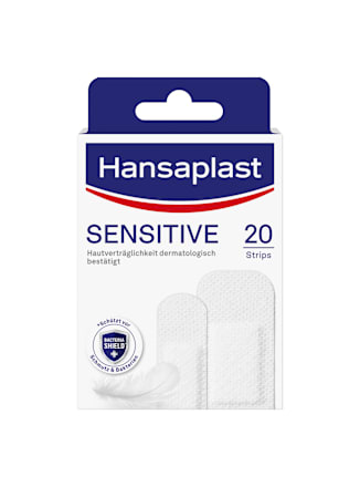 Pflaster Sensitive Strips weiß Hansaplast