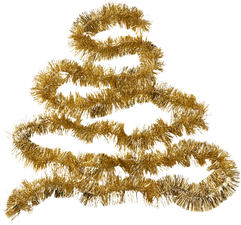 Foliengirlande, gold Dekorieren & Einrichten