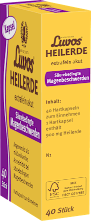 Heilerde extrafein akut Kapseln Luvos Heilerde