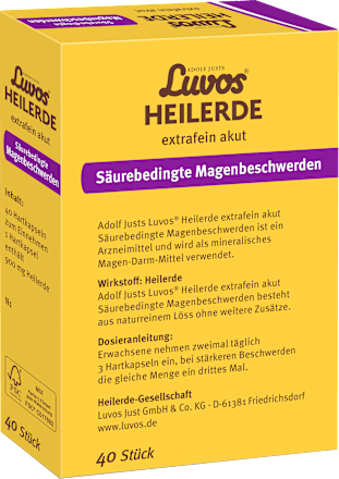 Heilerde extrafein akut Kapseln Luvos Heilerde