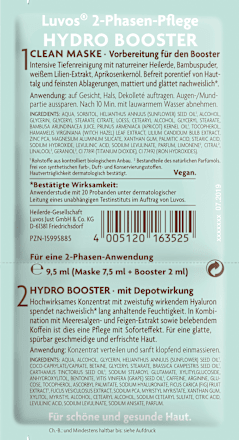 Hydro Booster 2-Phasen-Pflege mit Heilerde Luvos Heilerde