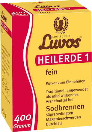 Heilerde 1 fein innerlich bei Sodbrennen und Durchfall Luvos Heilerde