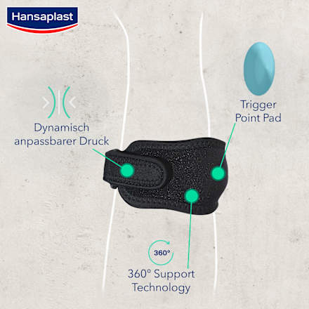 Bandage für den Tennis-Ellenbogen Hansaplast