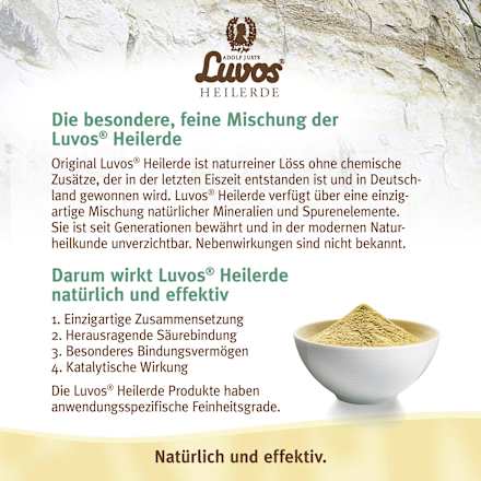 Heilerde Kapseln bei Sodbrennen Luvos Heilerde