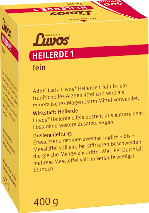 Heilerde 1 fein innerlich bei Sodbrennen und Durchfall Luvos Heilerde
