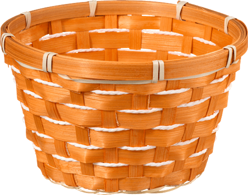 Osterkorb geflochten mit Kordel, rund Dekorieren & Einrichten