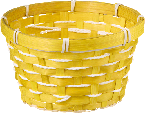 Osterkorb geflochten mit Kordel, rund Dekorieren & Einrichten