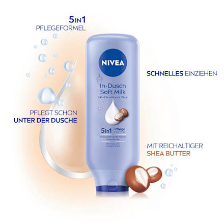 Körpermilch In-Dusch Soft Milk NIVEA