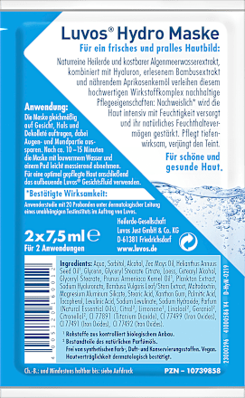 Gesichtsmaske Hydro Luvos Heilerde