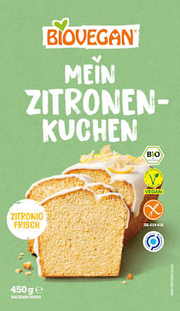 Backmischung Zitronenkuchen BIOVEGAN