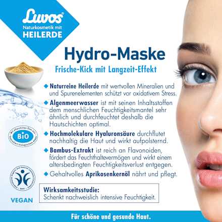 Gesichtsmaske Hydro Luvos Heilerde