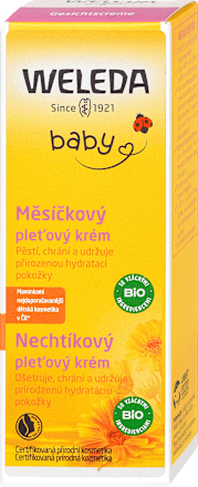 Nechtíkový pleťový krém WELEDA baby