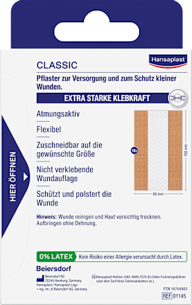 Pflaster Classic (6 cm x 10 cm) Hansaplast