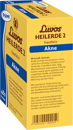 Heilerde 2 hautfein äußerlich Pulver Luvos Heilerde