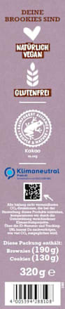 Backmischung Brookies Brownies mit Keks BIOVEGAN