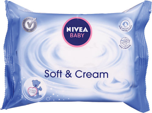 Мокри кърпички Soft & Cream NIVEA BABY
