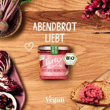 Brotaufstrich, Rote Bete Meerrettich Tartex