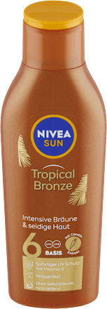 Слънцезащитен лосион сTropical Bronze SPF 6 NIVEA SUN