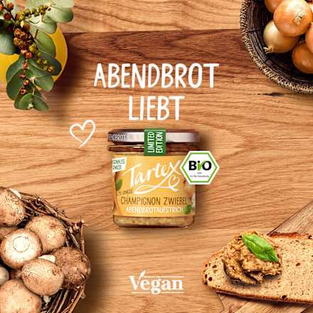 Brotaufstrich, Champignon Zwiebel Tartex