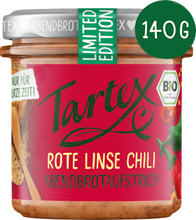 Brotaufstrich Rote Linsen Chili Tartex
