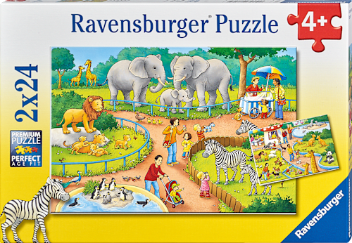 Puzzle Ein Tag im Zoo Ravensburger