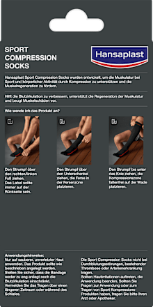 Sport Kompressionsstrümpfe Gr. S/M Hansaplast