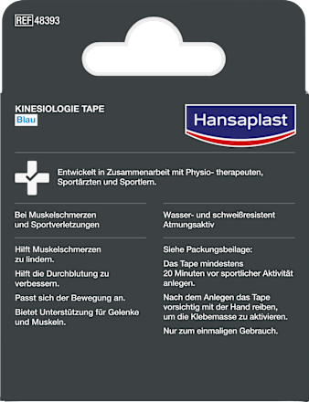 Kinesiologie Tape blau, 1 Rolle Hansaplast