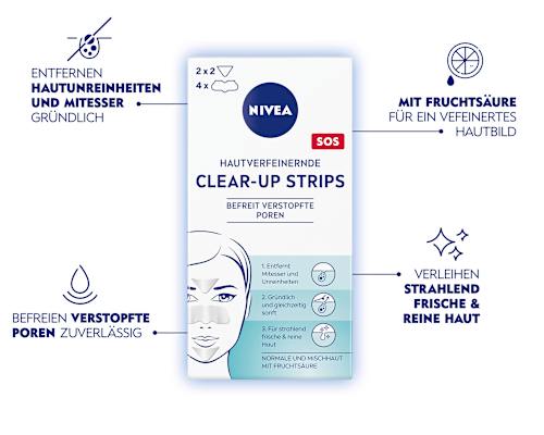 Nosestrips Clear-Up hautverfeinernd  NIVEA