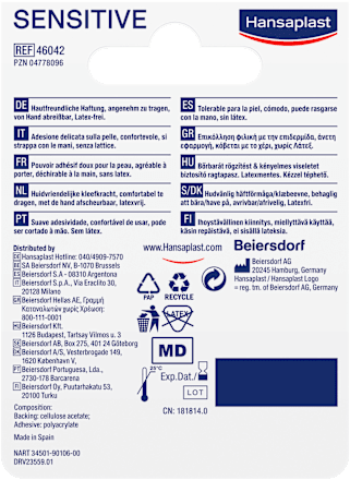 Fixierpflaster Sensitive Hansaplast