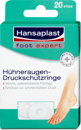Hühneraugen Druckschutzringe foot expert Hansaplast