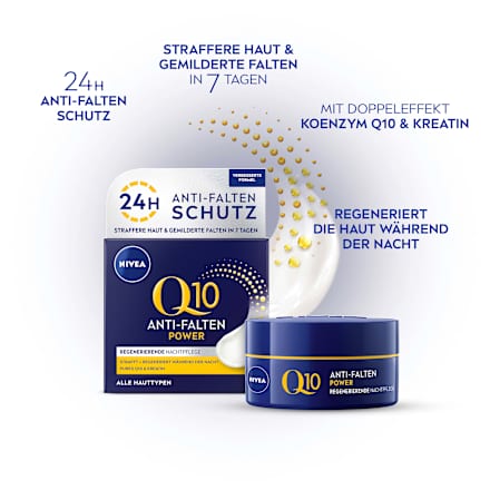 Anti Falten Nachtcreme Q10 Power NIVEA
