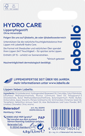 Lippenpflege Hydro Care LSF 15 Labello