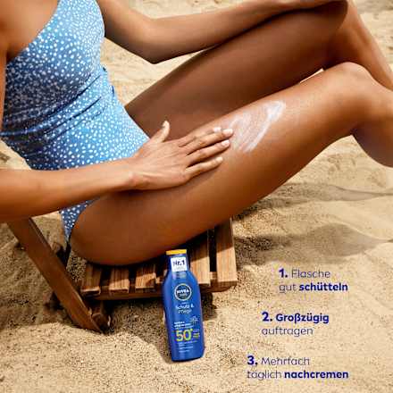 Sonnenmilch Schutz & Pflege LSF 50+ NIVEA SUN
