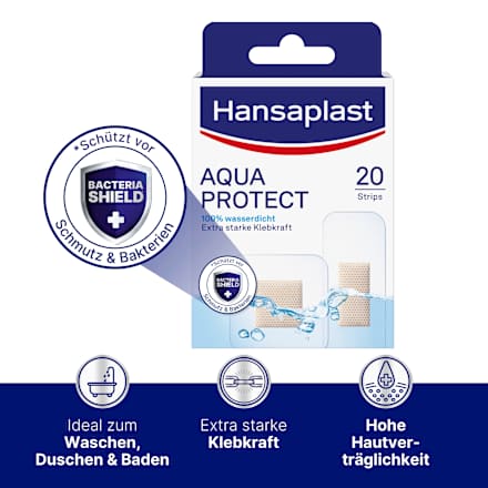 Pflaster Strips Aqua Protect wasserdicht Hansaplast
