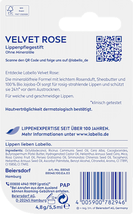 Lippenpflege Velvet Rose Labello