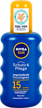 Sonnenspray Schutz und Pflege LSF 15 NIVEA SUN