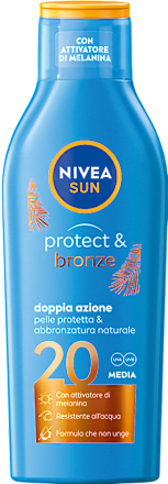 Latte solare Protect&Bronze SPF20  NIVEA SUN