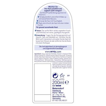 Refreshing mlijeko za čišćenje lica za normalnu i mješovitu kožu NIVEA