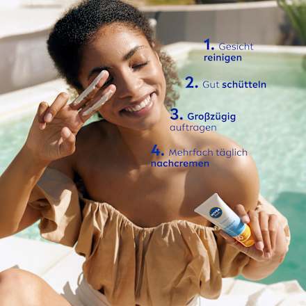 Sonnencreme Gesicht mattierend, LSF 50  NIVEA SUN