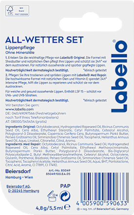Lippenpflege All-Wetter Mix Pack LSF 15 Labello