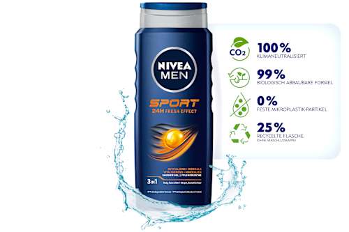 Duschgel Sport 3in1 NIVEA MEN