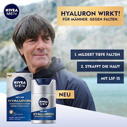 Anti Aging Gesichtscreme Hyaluron  NIVEA MEN