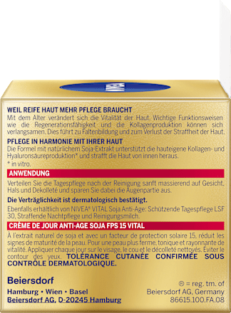 Gesichtscreme Anti-Age Soja NIVEA
