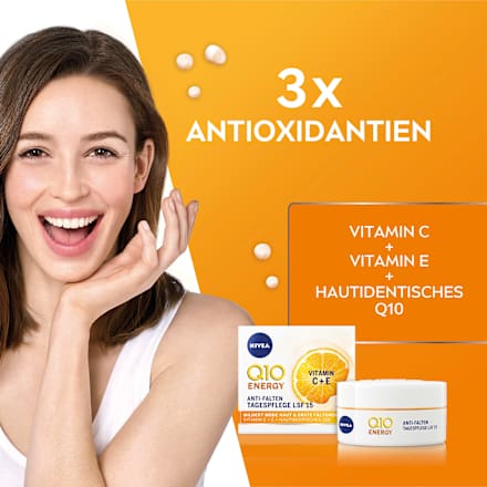 Gesichtscreme Q10 Energy Glow LSF 15 NIVEA